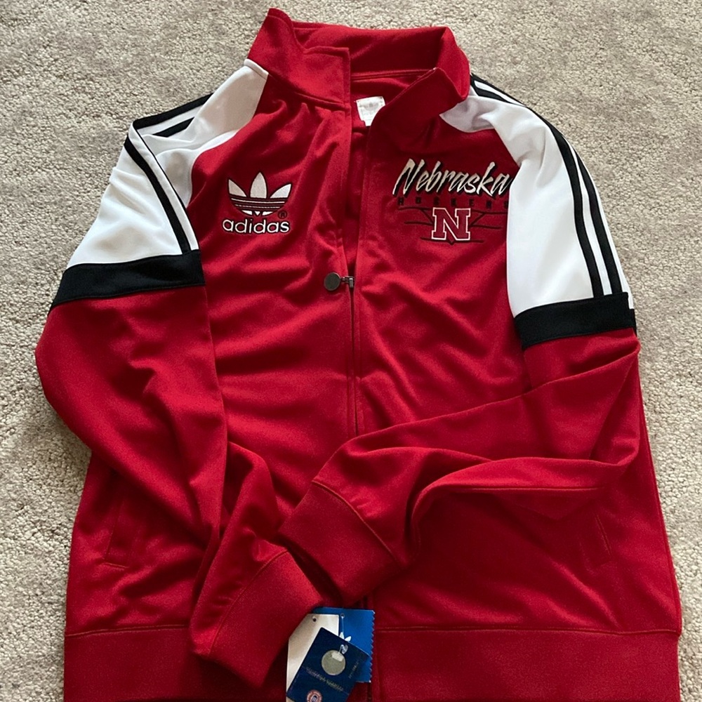 Adidas Nebraska Huskers Track Jacket